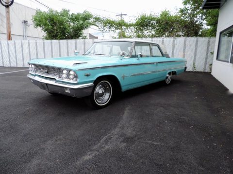 Peacock Blue Ford Galaxie 500/XL 2 Door Hardtop.  Click to enlarge.