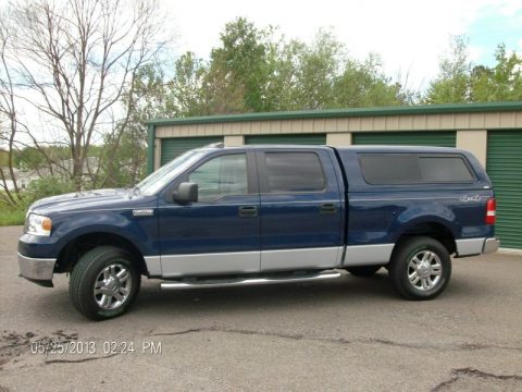 Dark Blue Pearl Metallic Ford F150 XLT SuperCrew 4x4.  Click to enlarge.