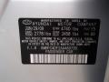 Hyundai Color Code Y5 Silver Frost Metallic #20