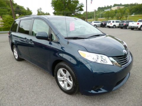 South Pacific Blue Pearl Toyota Sienna LE. Click to enlarge. South Pacific Blue Pearl Toyota Sienna LE. Click to enlarge.