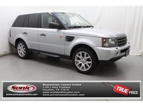 Zermatt Silver Metallic Land Rover Range Rover Sport HSE.  Click to enlarge.