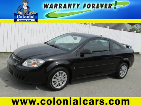 Black Chevrolet Cobalt LT Coupe.  Click to enlarge.