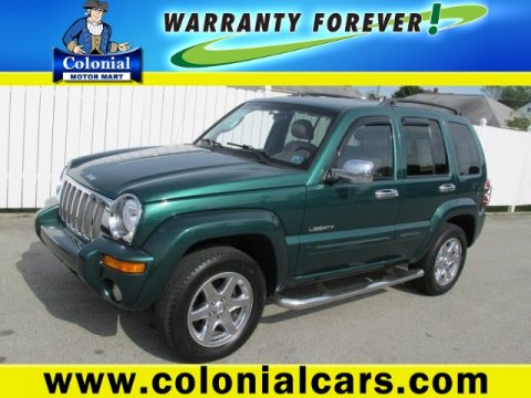 Timberline Green Pearl Jeep Liberty Limited 4x4.  Click to enlarge.