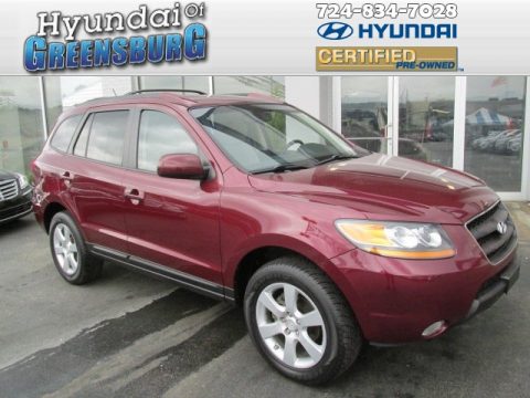 Dark Cherry Hyundai Santa Fe SE 4WD. Click to enlarge. Dark Cherry Hyundai Santa Fe SE 4WD. Click to enlarge.