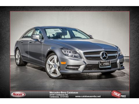 Palladium Silver Metallic Mercedes-Benz CLS 550 Coupe.  Click to enlarge.