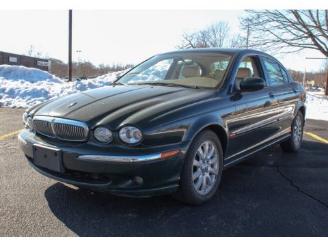 British Racing Green Jaguar X-Type 2.5.  Click to enlarge.