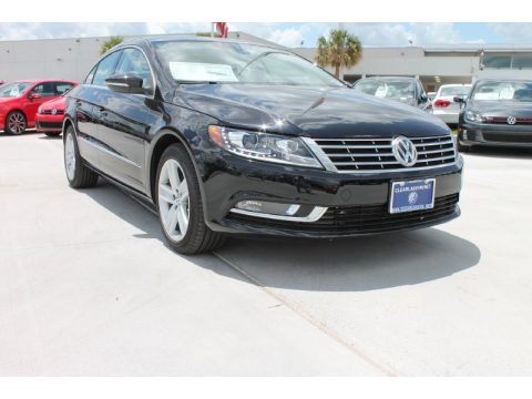 Deep Black Metallic Volkswagen CC Sport Plus.  Click to enlarge.