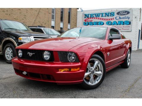 Dark Candy Apple Red Ford Mustang GT Premium Coupe.  Click to enlarge.