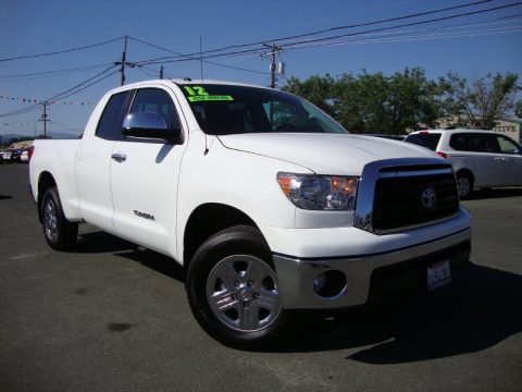 Super White Toyota Tundra Double Cab 4x4. Click to enlarge. Super White Toyota Tundra Double Cab 4x4. Click to enlarge.