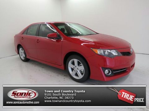 Barcelona Red Metallic Toyota Camry SE.  Click to enlarge.