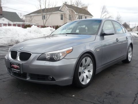 Amethyst Grey Metallic BMW 5 Series 530i Sedan.  Click to enlarge.