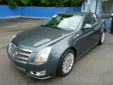 Thunder Gray ChromaFlair Cadillac CTS 4 3.0 AWD Sedan.  Click to enlarge.