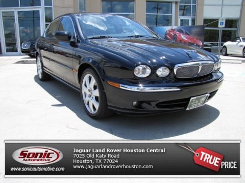 Ebony Black Jaguar X-Type 3.0.  Click to enlarge.