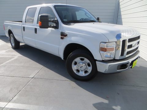 Oxford White Ford F250 Super Duty XLT Crew Cab.  Click to enlarge.