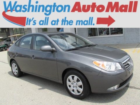 Carbon Gray Metallic Hyundai Elantra GLS Sedan.  Click to enlarge.