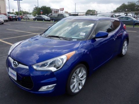 Marathon Blue Hyundai Veloster . Click to enlarge. Marathon Blue Hyundai Veloster . Click to enlarge.