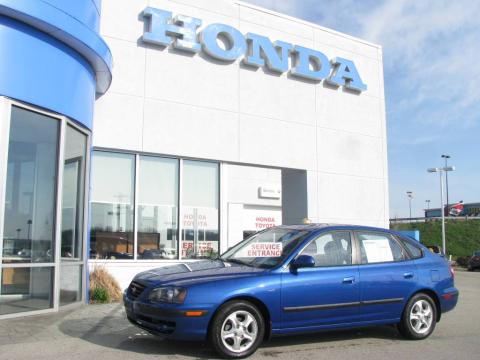 Tidal Wave Blue Hyundai Elantra GT Hatchback.  Click to enlarge.