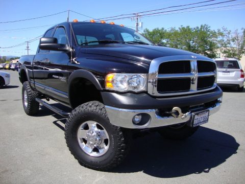 Black Dodge Ram 2500 Power Wagon Quad Cab 4x4.  Click to enlarge.