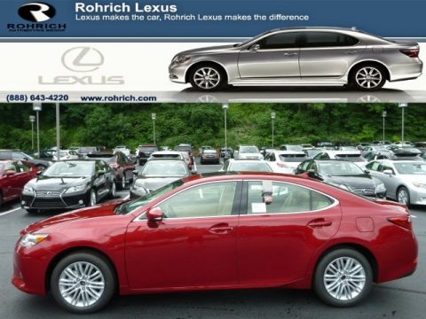 Matador Red Mica Lexus ES 350.  Click to enlarge.