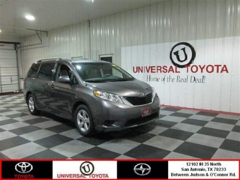 Predawn Gray Mica Toyota Sienna LE. Click to enlarge. Predawn Gray Mica Toyota Sienna LE. Click to enlarge.