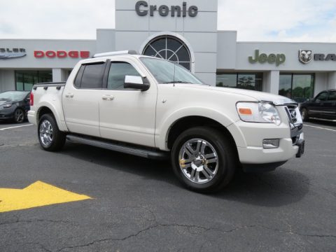 White Suede Ford Explorer Sport Trac Limited. Click to enlarge. White Suede Ford Explorer Sport Trac Limited. Click to enlarge.