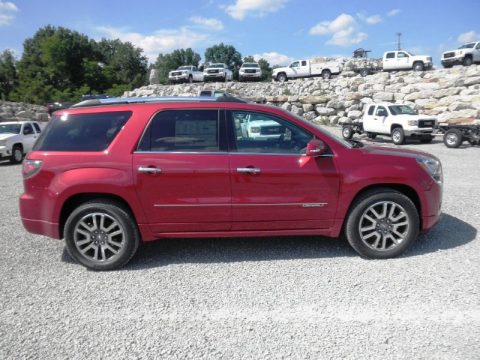 Crystal Red Tintcoat GMC Acadia Denali AWD.  Click to enlarge.