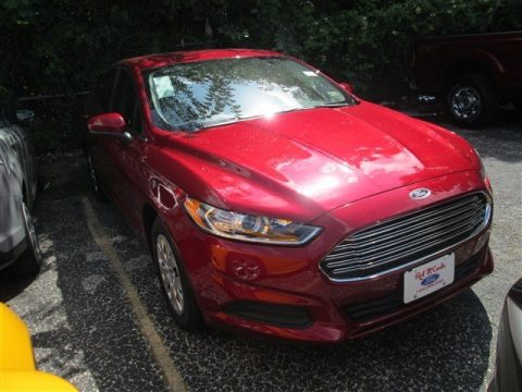 Ruby Red Metallic Ford Fusion S.  Click to enlarge.