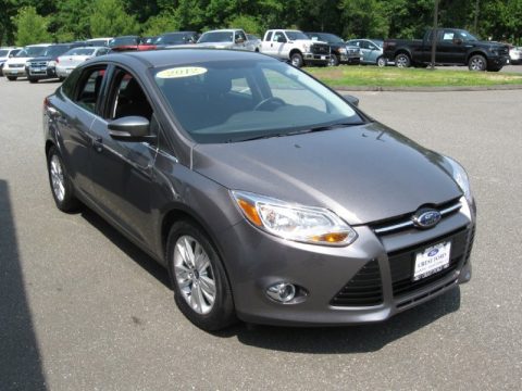 Sterling Grey Metallic Ford Focus SEL Sedan.  Click to enlarge.