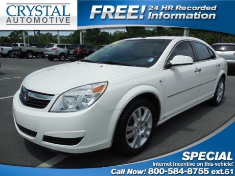 Cream White Saturn Aura XE 3.5.  Click to enlarge.