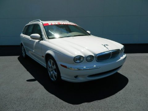 White Onyx Jaguar X-Type 3.0.  Click to enlarge.