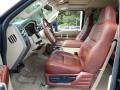  2009 Ford F450 Super Duty Chaparral Leather Interior #16
