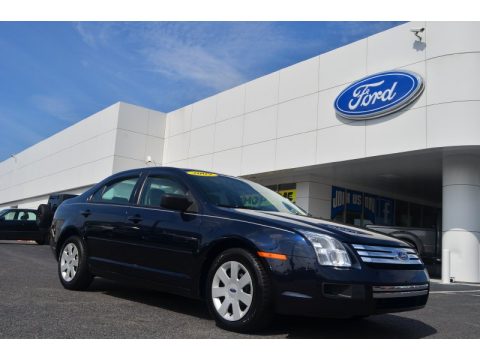 Dark Blue Ink Metallic Ford Fusion S.  Click to enlarge.