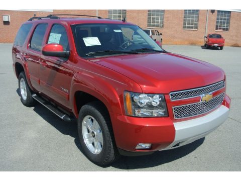 Crystal Red Tintcoat Chevrolet Tahoe LT 4x4.  Click to enlarge.