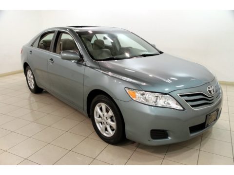 Aloe Green Metallic Toyota Camry LE.  Click to enlarge.