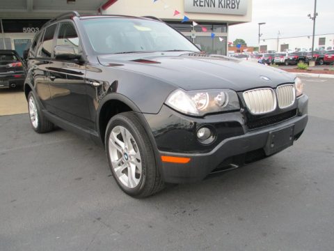 Black Sapphire Metallic BMW X3 3.0si. Click to enlarge. Black Sapphire Metallic BMW X3 3.0si. Click to enlarge.