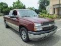 Front 3/4 View of 2003 Chevrolet Silverado 1500 LS Extended Cab #12