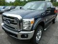 Front 3/4 View of 2013 Ford F350 Super Duty Lariat SuperCab 4x4 #5