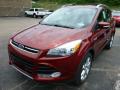 Front 3/4 View of 2014 Ford Escape Titanium 2.0L EcoBoost 4WD #5