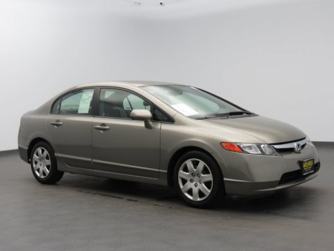 Galaxy Gray Metallic Honda Civic LX Sedan.  Click to enlarge.