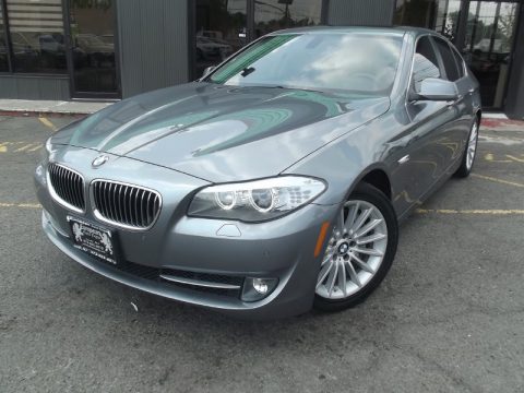 Space Gray Metallic BMW 5 Series 535i Sedan.  Click to enlarge.
