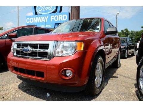Sangria Red Metallic Ford Escape XLT 4WD.  Click to enlarge.