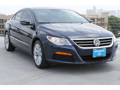 Night Blue Metallic Volkswagen CC Sport.  Click to enlarge.