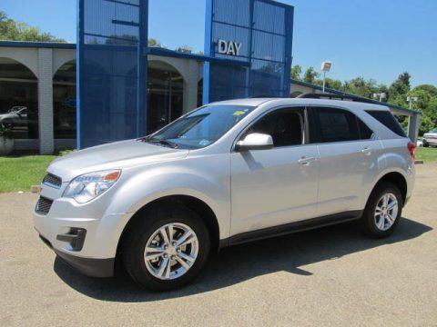 Silver Ice Metallic Chevrolet Equinox LT AWD.  Click to enlarge.