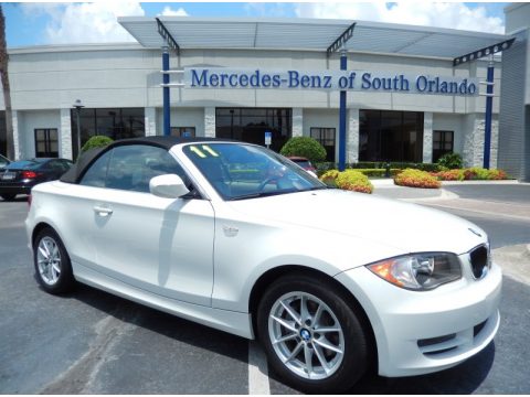 Alpine White BMW 1 Series 128i Convertible. Click to enlarge. Alpine White BMW 1 Series 128i Convertible. Click to enlarge.
