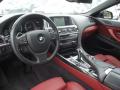 Vermillion Red Nappa Leather Interior BMW 6 Series #8 Vermillion Red Nappa Leather Interior BMW 6 Series #8