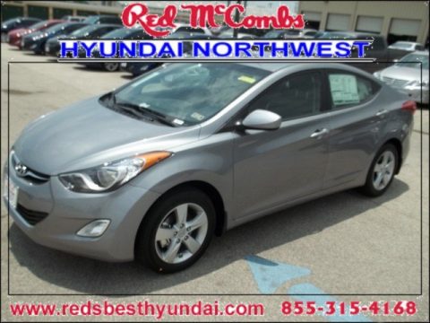 Titanium Gray Metallic Hyundai Elantra GLS.  Click to enlarge.