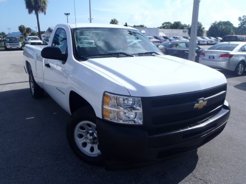 Summit White Chevrolet Silverado 1500 Regular Cab. Click to enlarge. Summit White Chevrolet Silverado 1500 Regular Cab. Click to enlarge.