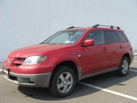 Rio Red Pearl Mitsubishi Outlander XLS 4WD.  Click to enlarge.