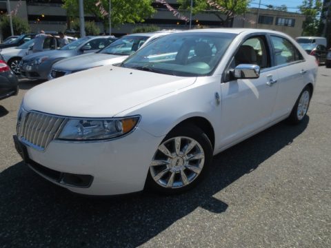 White Platinum Tri-Coat Lincoln MKZ AWD.  Click to enlarge.