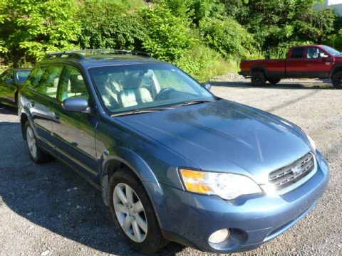 Newport Blue Pearl Subaru Outback 2.5i Limited Wagon.  Click to enlarge.